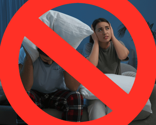 You must not cause disturbance to neighbours